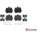 Brembo | Bremsbelagsatz, Scheibenbremse | P 52 002