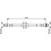 BOSCH | Bremsschlauch | 1 987 481 986 BOSCH | Bremsschlauch | 1 987 481 986
