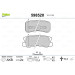 598520 Bremsbelagsatz, Scheibenbremse 598520 Bremsbelagsatz, Scheibenbremse