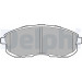 Delphi | Bremsbelagsatz, Scheibenbremse | LP3245