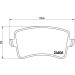 Brembo | Bremsbelagsatz, Scheibenbremse | P 85 100X Brembo | Bremsbelagsatz, Scheibenbremse | P 85 100X