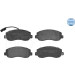 Meyle | Bremsbelagsatz, Scheibenbremse | 025 251 4718/W Meyle | Bremsbelagsatz, Scheibenbremse | 025 251 4718/W