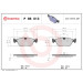 Brembo Bremsbelagsatz, Scheibenbremse PRIME LINE P 86 013