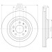 Hella | Bremsscheibe | 8DD 355 120-251