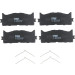GDB3429 Bremsbelagsatz, Scheibenbremse COTEC