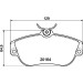 Hella | Bremsbelagsatz, Scheibenbremse | 8DB 355 018-001
