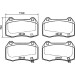 Hella | Bremsbelagsatz, Scheibenbremse | 8DB 355 010-681 Hella | Bremsbelagsatz, Scheibenbremse | 8DB 355 010-681