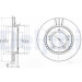 Delphi | Bremsscheibe | BG3587