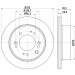 Hella | Bremsscheibe | 8DD 355 116-571 Hella | Bremsscheibe | 8DD 355 116-571