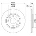 Hella | Bremsscheibe | 8DD 355 102-151