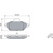 0 986 461 119 Bremsbelagsatz, Scheibenbremse