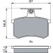 0 986 494 059 Bremsbelagsatz, Scheibenbremse