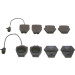 BOSCH | Bremsbelagsatz, Scheibenbremse | 0 986 424 689