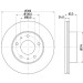 Hella | Bremsscheibe | 8DD 355 109-021 Hella | Bremsscheibe | 8DD 355 109-021