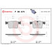 Brembo | Bremsbelagsatz, Scheibenbremse | P 06 075X Brembo | Bremsbelagsatz, Scheibenbremse | P 06 075X