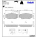 Delphi Bremsbelagsatz, Scheibenbremse LP2054