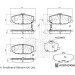 ADBP420066 Bremsbelagsatz, Scheibenbremse