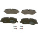 0 986 494 147 Bremsbelagsatz, Scheibenbremse