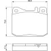 BOSCH Bremsbelagsatz, Scheibenbremse 0 986 463 412