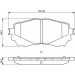 BOSCH Bremsbelagsatz, Scheibenbremse 0 986 494 793