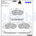 Delphi | Bremsbelagsatz, Scheibenbremse | LP1857 Delphi | Bremsbelagsatz, Scheibenbremse | LP1857