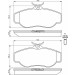 0 986 424 565 Bremsbelagsatz, Scheibenbremse