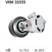 SKF | Spannrolle, Keilrippenriemen | VKM 31035 SKF | Spannrolle, Keilrippenriemen | VKM 31035
