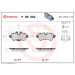 Brembo | Bremsbelagsatz, Scheibenbremse | P 06 052 Brembo | Bremsbelagsatz, Scheibenbremse | P 06 052