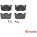 Brembo | Bremsbelagsatz, Scheibenbremse | P 68 018