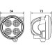 Hella | Arbeitsscheinwerfer | 1G0 996 376-141 Hella | Arbeitsscheinwerfer | 1G0 996 376-141