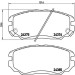 Brembo | Bremsbelagsatz, Scheibenbremse | P 30 038 Brembo | Bremsbelagsatz, Scheibenbremse | P 30 038