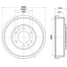 Hella | Bremstrommel | 8DT 355 301-821 Hella | Bremstrommel | 8DT 355 301-821