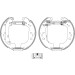 Hella Bremsbackensatz Shoe Kit Pro 8DB 355 005-101