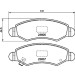 Hella | Bremsbelagsatz, Scheibenbremse | 8DB 355 011-691