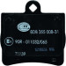 Hella | Bremsbelagsatz, Scheibenbremse | 8DB 355 008-311
