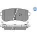 025 256 7716 Bremsbelagsatz, Scheibenbremse MEYLE-ORIGINAL: True to OE.