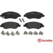 Brembo | Bremsbelagsatz, Scheibenbremse | P 59 053