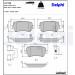 Delphi | Bremsbelagsatz, Scheibenbremse | LP2188 Delphi | Bremsbelagsatz, Scheibenbremse | LP2188