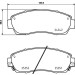 Hella Pagid | Bremsbelagsatz, Scheibenbremse | 8DB 355 019-761