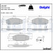 Delphi | Bremsbelagsatz, Scheibenbremse | LP1557 Delphi | Bremsbelagsatz, Scheibenbremse | LP1557