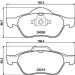 Hella | Bremsbelagsatz, Scheibenbremse | 8DB 355 013-271 Hella | Bremsbelagsatz, Scheibenbremse | 8DB 355 013-271