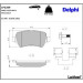 Delphi Bremsbelagsatz, Scheibenbremse LP2209