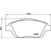 Hella | Bremsbelagsatz, Scheibenbremse | 8DB 355 014-551