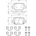 BOSCH Bremsbelagsatz, Scheibenbremse 0 986 494 935