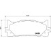 Brembo | Bremsbelagsatz, Scheibenbremse | P 83 117