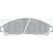 Delphi | Bremsbelagsatz, Scheibenbremse | LP2037 Delphi | Bremsbelagsatz, Scheibenbremse | LP2037