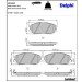 Delphi Bremsbelagsatz, Scheibenbremse LP1857