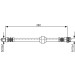 BOSCH | Bremsschlauch | 1 987 476 700