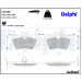 Delphi | Bremsbelagsatz, Scheibenbremse | LP1868 Delphi | Bremsbelagsatz, Scheibenbremse | LP1868