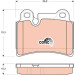 TRW Bremsbelagsatz, Scheibenbremse COTEC GDB1722